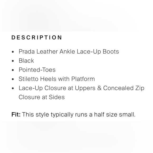 RARE Prada Pointed Toe Platform Ankle Boots - Picture 9 of 11